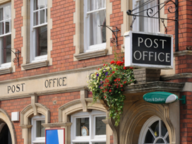 The shopfront of a Post Office.