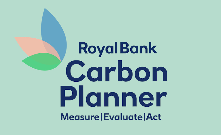 image links to article:  "Royal Bank launches Carbon planner"