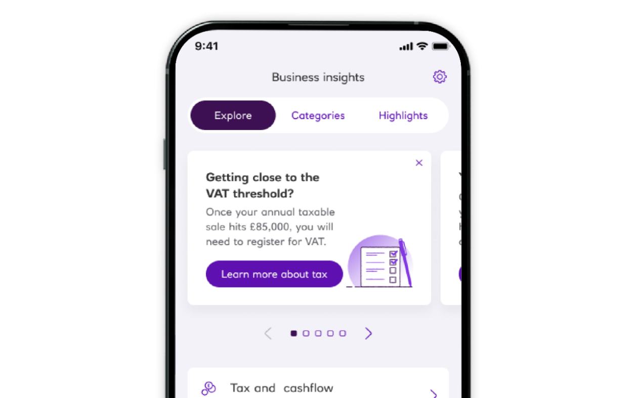 Business Insights on the mobile app | Royal Bank of Scotland Business