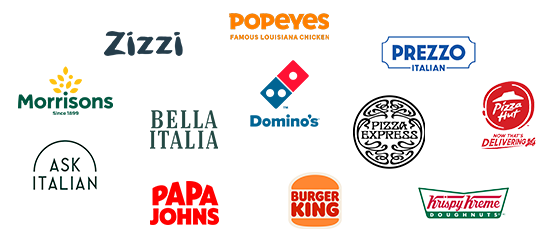 Zizzi Popeyes Prezzo Morrisons Bella Itallia Dominoes and more
