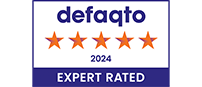 Defaqto 5 star rating badge