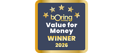 boring Value for money Winner 2026 logo