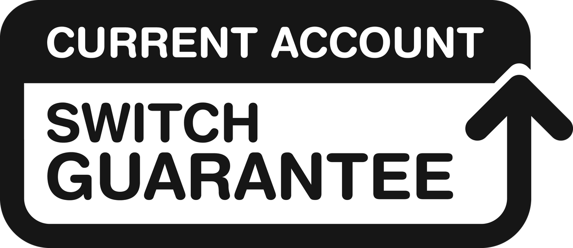 A logo containing the wording Current Account Switch Guarantee